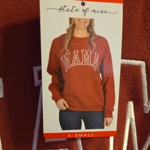 State of Mine Red 'MAMA' Sweatshirt